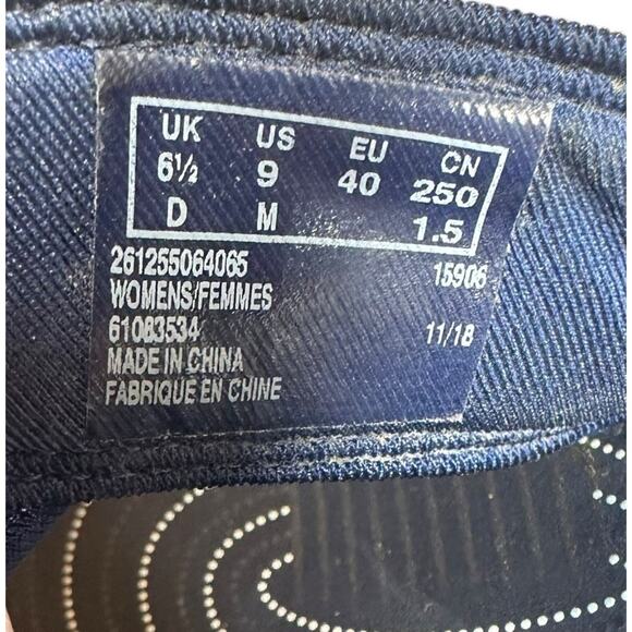 Clarks Cloudsteppers Breeze Sea Womens Navy Blue Comfort Flip Flop Sandals Sz 9M - Picture 7 of 7